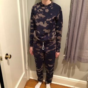 Bleach Tie Dye Sweatsuit